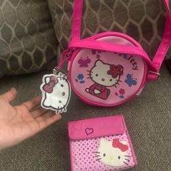 Hello Kitty Bag With Wallet