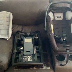Car Seat Base And Carrier Including Infant Insert 