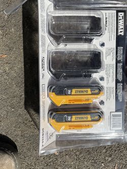 2 Brand New Dewalt Batteries