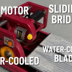 Harbor Freight Chicago Electric 7-1/2” Bridge Wet Tile Saw – 1 HP – Works