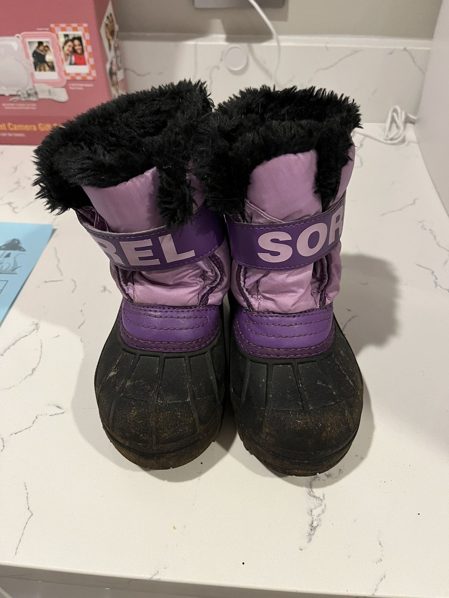 Purple Sorel Boots Toddler 10C