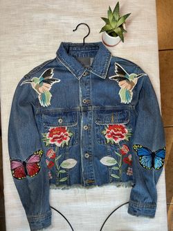 Women’s jeans jacket : cheeky boutique size:S