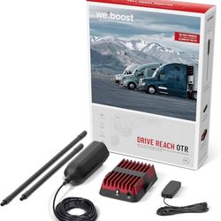 weBoost Drive Reach OTR - Cell Phone Signal Booster for Trucks and SUVs | Boosts 5G & 4G LTE for All U.S. Carriers - Verizon, AT&T, T-Mobile & more | 