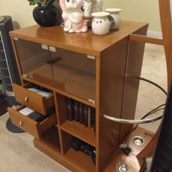 Shelf, receiver, umbrella stand, multipurpose, $85.