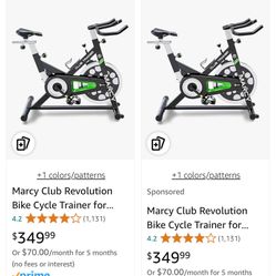 Marcy Club Revolution Bike Cycle Trainer 