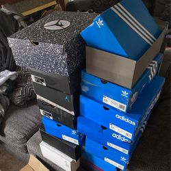Empty Shoe Boxes 11/2 Men Jordan And Adidas 