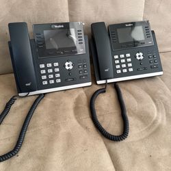 Yealink SIP-T46S IP Phone - Black (Lot Of 2)