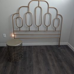 Gold Queen Headboard 
