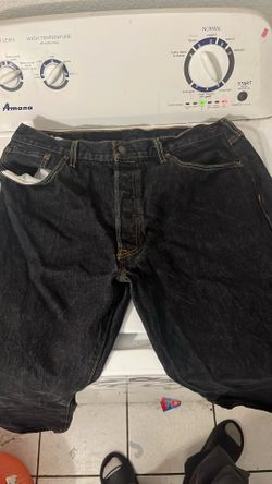 Charcoal Black Levi 501s