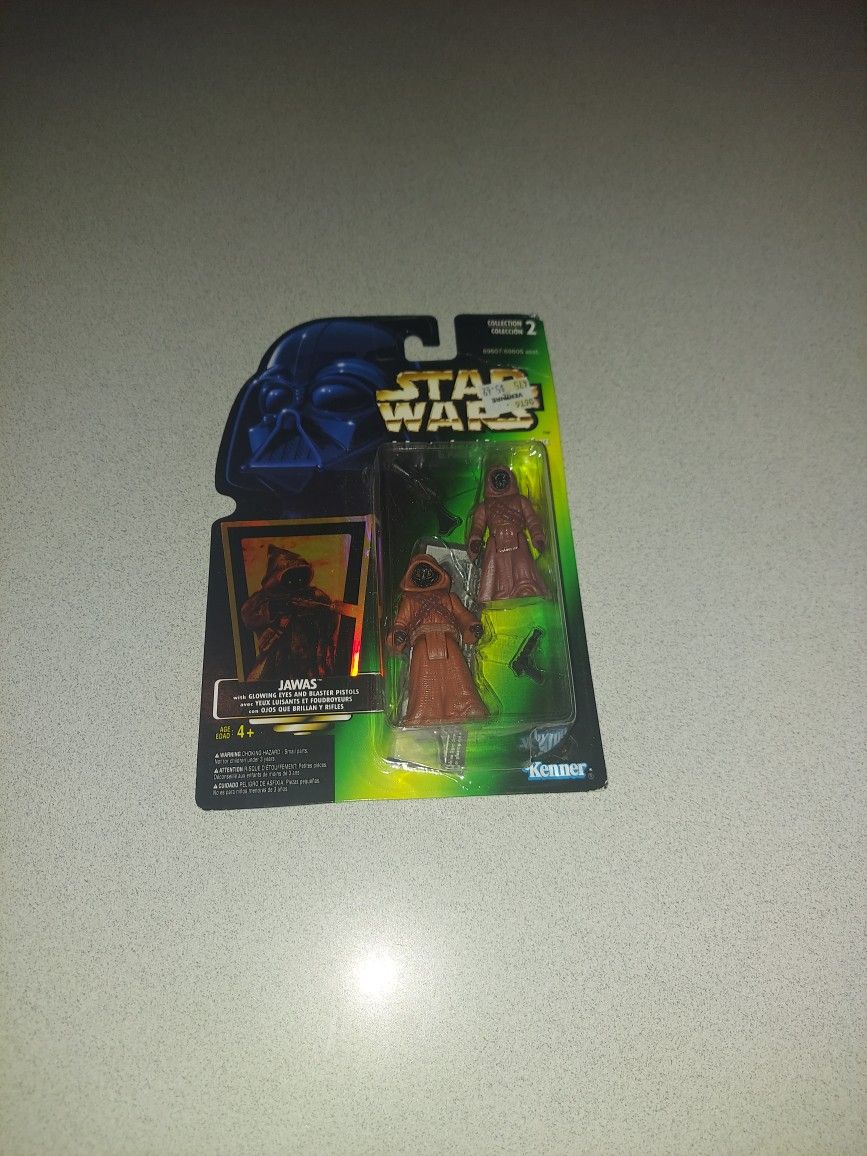 1996 STAR WARS THE POWER OF THE FORCE JAWAS NEW FACTORY SEALED