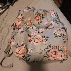 Rose Diaper Bag 