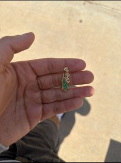 San Judas 14k gold pendent