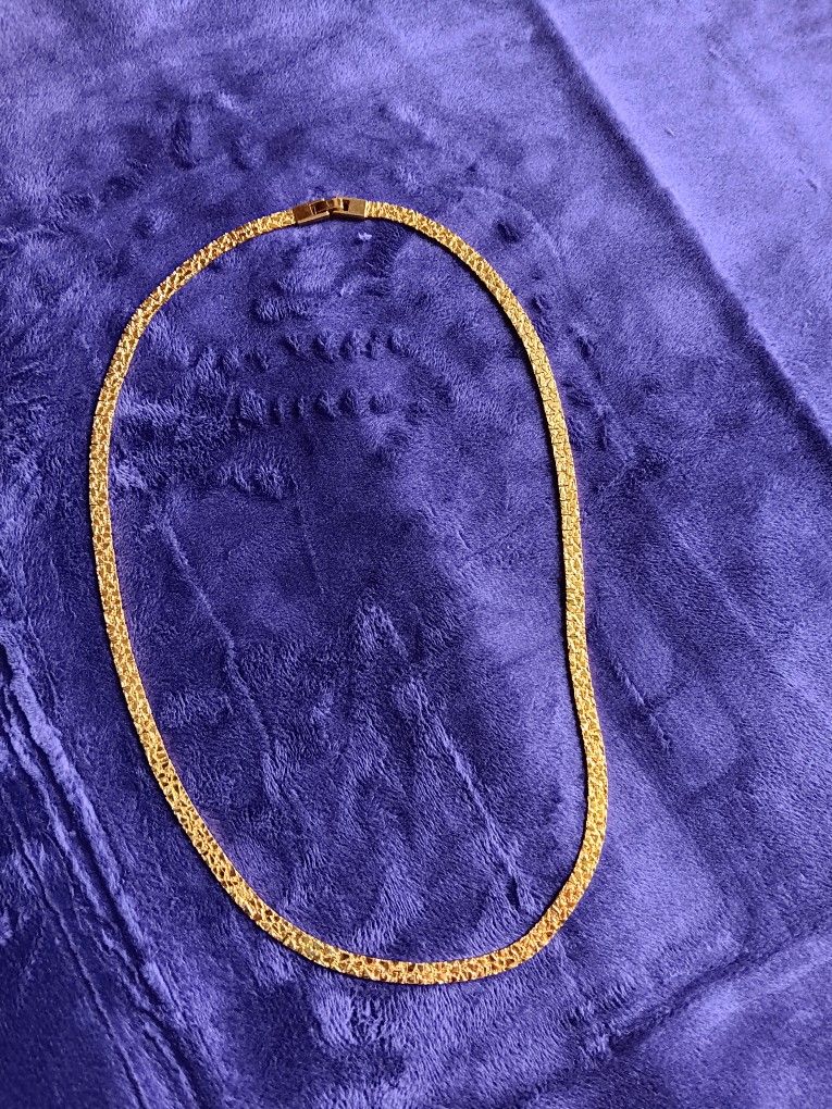 24" Gold Plated Necklace