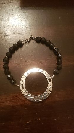 Black and Silver Bracelet