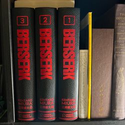 Berserk Deluxe Edition manga 1, 2, and 3 hardcover kentaro miura