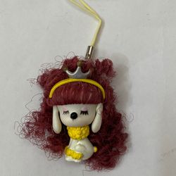 Curly Hair Dog Charm   ¥•¥