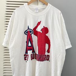 Vintage Vladimir Guerrero Anaheim Angels MLB T-Shirt Men's XL