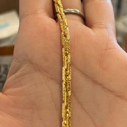 18k gold-plated bracelet