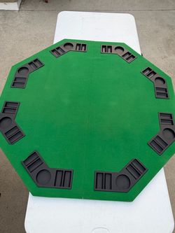 Octagon Poker Table Topper- 8 players