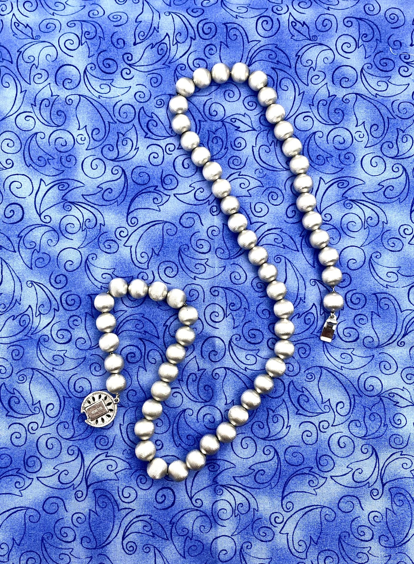 Monet Textured Beaded 25” Necklace