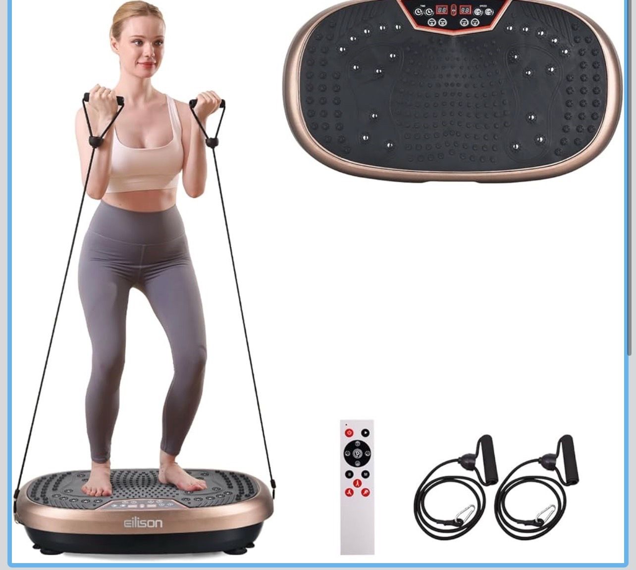 Fitmaxx vibration plate exercise machine whole body workout