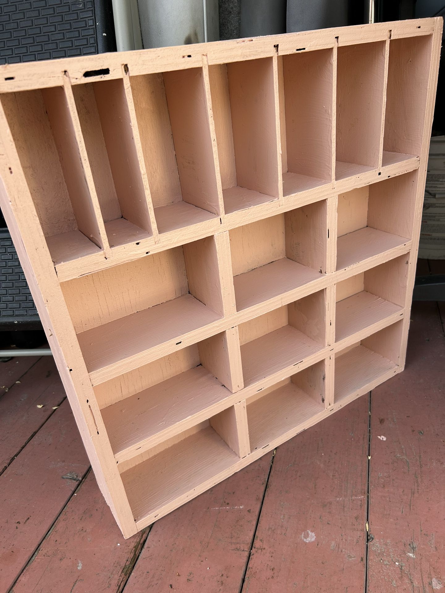 Wooden Storage Box For Crafting And Tools 