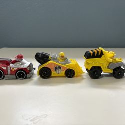 Metal Paw Patrol Cars 