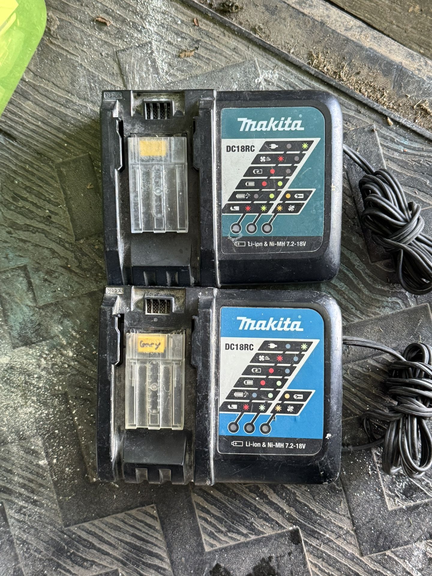 2 Makita Chargers