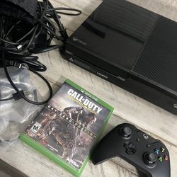 Used Microsoft Xbox One X Console 1TB - Black With Call Of Duty Game And 1 Controller 