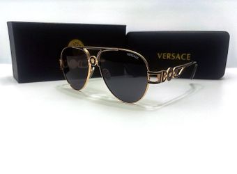 New VE Aviator Metal Black Gold 