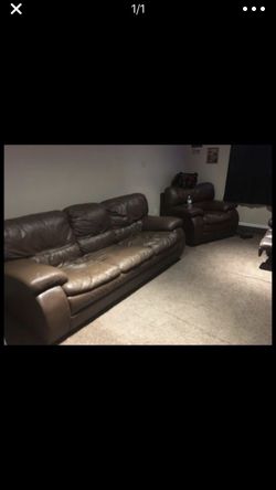 Atticus top grain leather couches