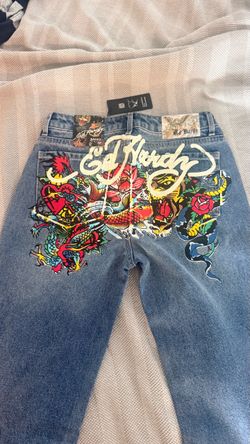 Ed Hardy flaired pants size 26