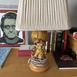 Porcelain LAMP- Handmade Vintage