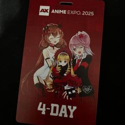 Anime Expo 4 Day Badge 
