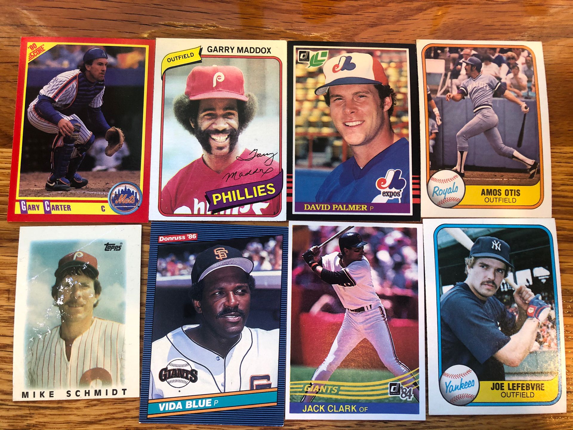baseball card collection-1980-1990s-excellent condition