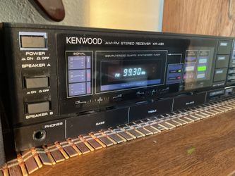 1980’s Kenwood Japan KR-A30 Stereo Receiver Amplifier Amp. Works great and sounds great.Pickup @ Kempsville library in Virginia Beach or Bingo City in