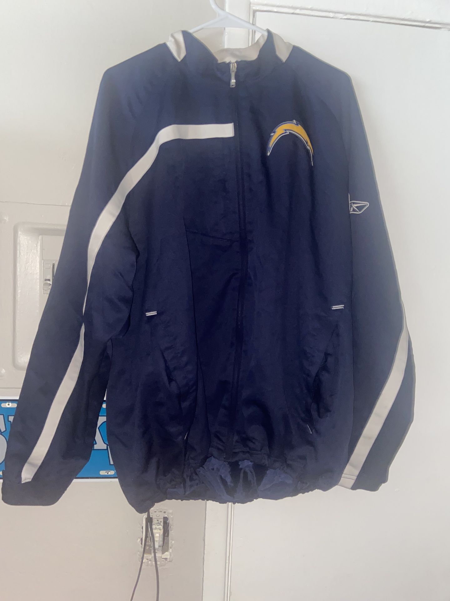 Chargers Large Windbreaker Reebok Old