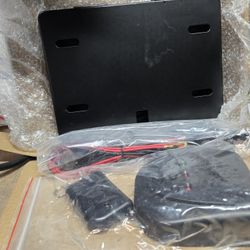 Remote Control License Plate Holder Hide-a-plate 