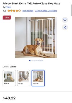 Frisco Dog Gate/Baby Gate 40inches Tall 29-38 Wide