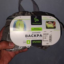 Travel on Packable Backpack 🎒