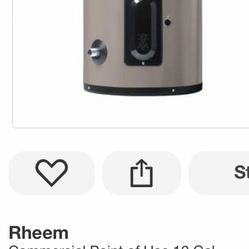 Rheem Commercial Point of Use 10 Gal. 208-Volt 6kw 1-Phase Electric Tank Water Heater (10)and Many More