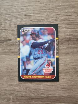 1987 Donruss Andre Thornton Cleveland Indians Baseball Card