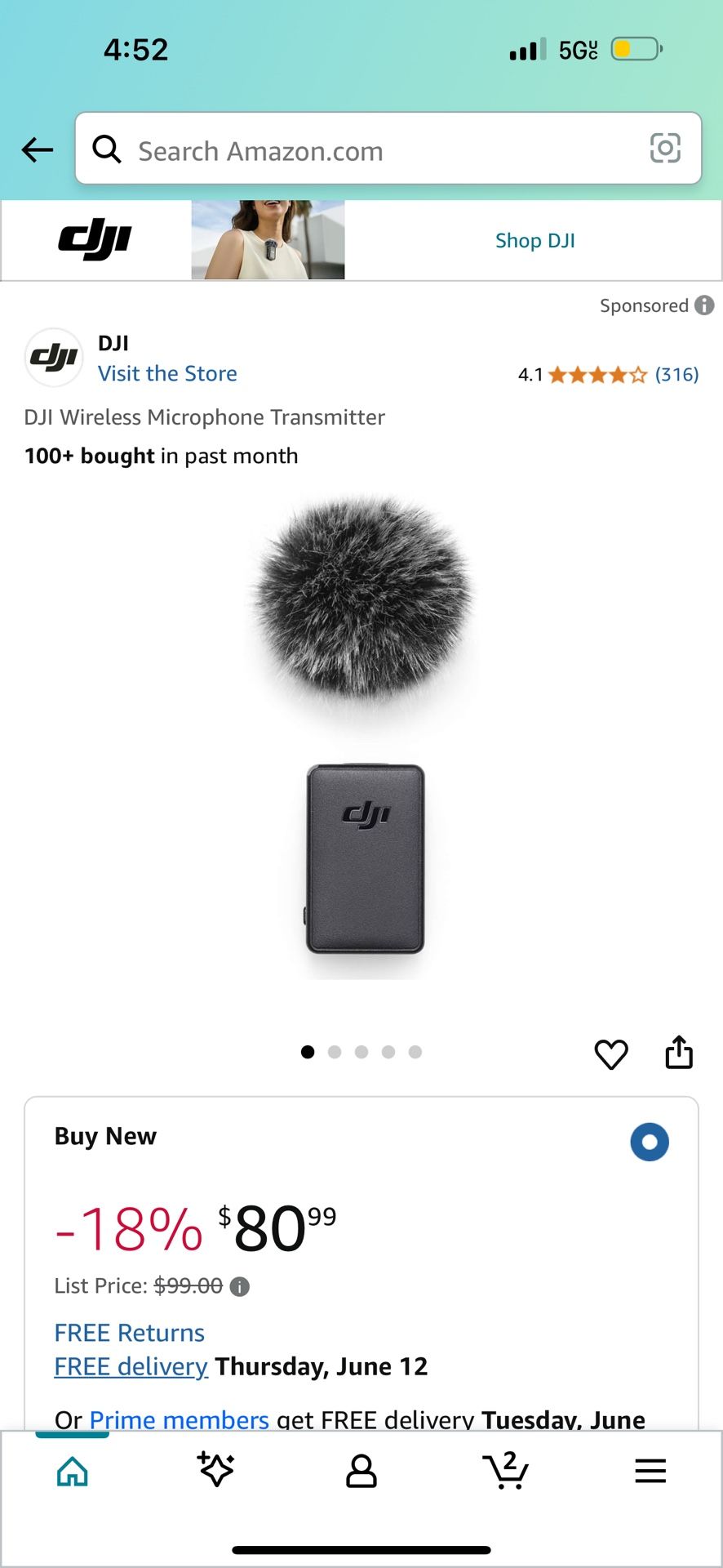 DJI TRANSMITTER MIC