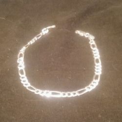 925 Italy Silver Diamond Cut Bracelet 