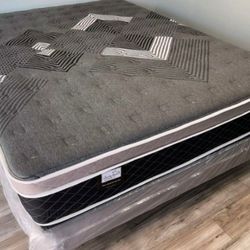 Full 12in Oasis Thermal Comfort Europillowtop Mattress And Boxspring