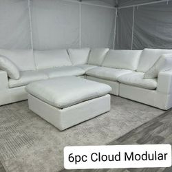 White Cloud Couch Modular Sectional Sofa 