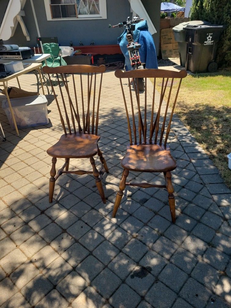 Antique Maple Chairs