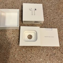 Airpods 2nd Gen Box Only With Tray And Inserts
