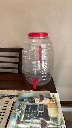 American Maid 5 Gallon Vitrolero Red Beverage Dispenser