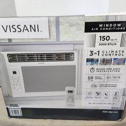 Vissani 5,000 Btu 3in1 Digital Air Conditioner W/ Remote Brand New (Price Is Firm)